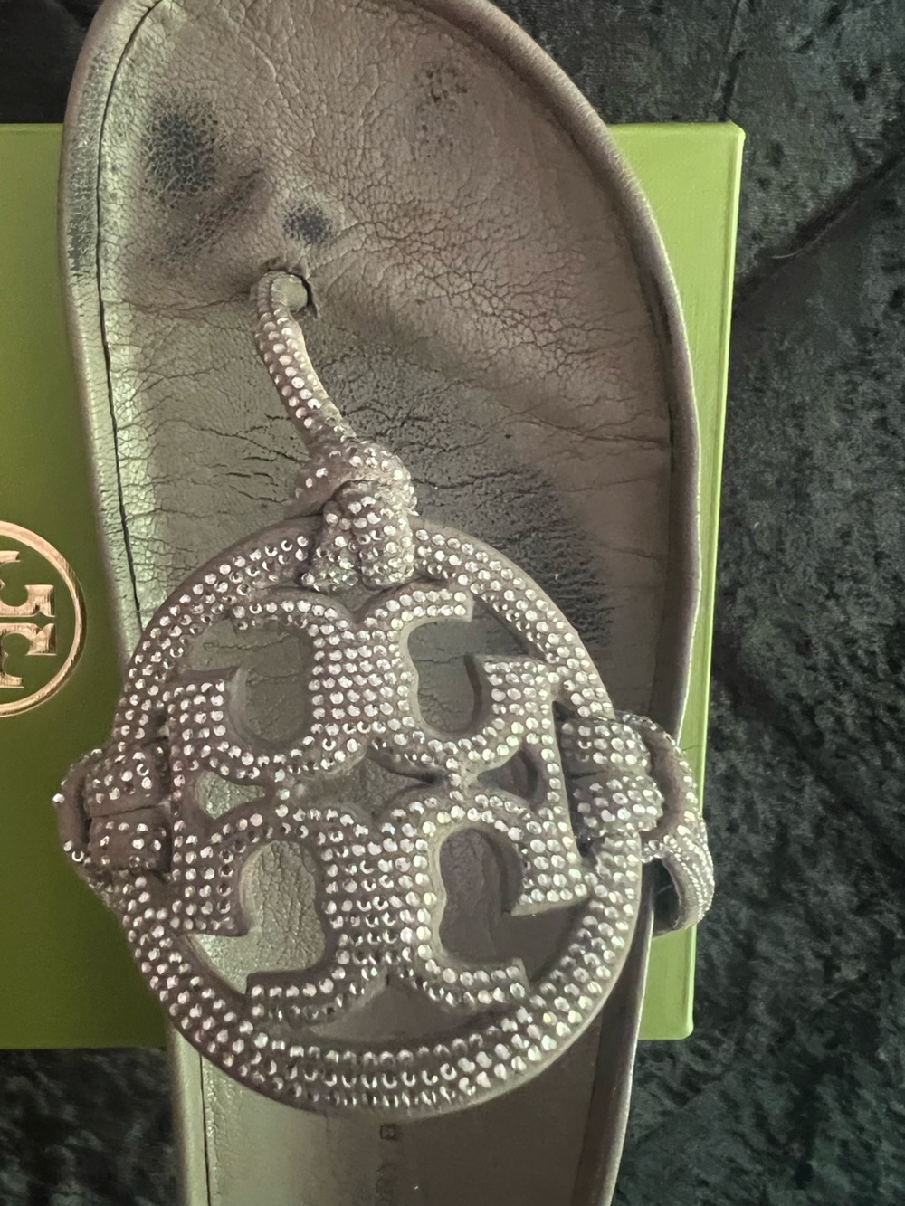 Tory Burch Miller Cloud Knotted Pave sandals - Picture 4 of 6